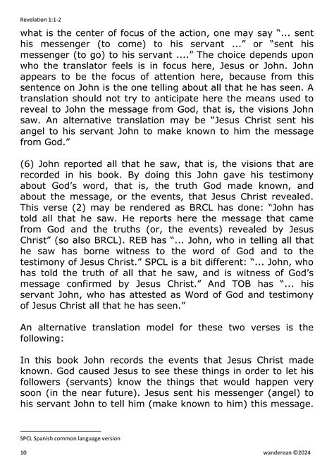 Revelation 1:1-2 - Collection of Biblical Commentaries | PDF