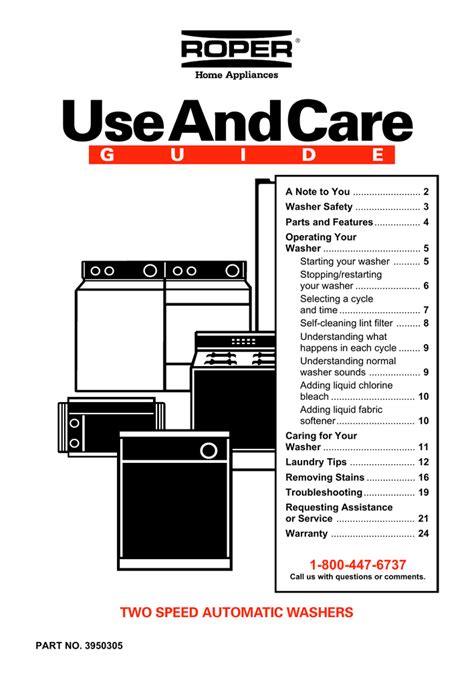 Roper Washing Machine Filter Location 的图像结果