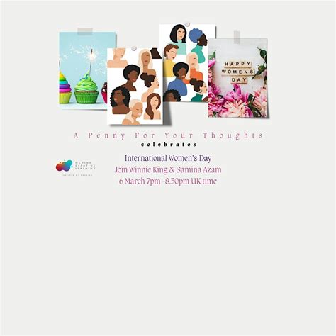A Penny for your Thoughts - Celebrating International Womens Day, March ...