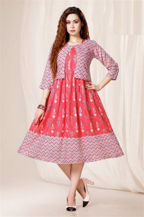 Mayra Gold Crunch Ethnic Wear Anarkali Kurti Collection