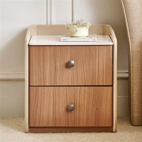 Buy Ivy Bedside Table with Drawers - Brown from Home Centre at just INR ...