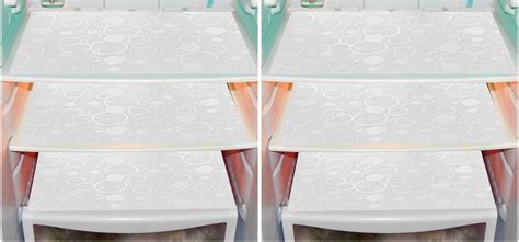 Buy Kuber Industries Circle Design 6 Piece PVC Refrigerator Drawer Mat ...