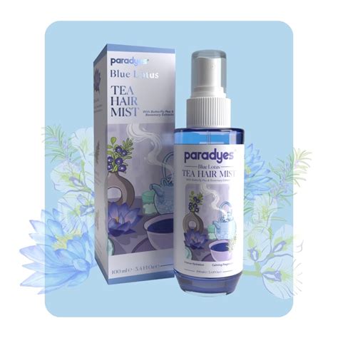 Buy Paradyes Blue Lotus Tea Hair Perfume for Intense Hydration ...