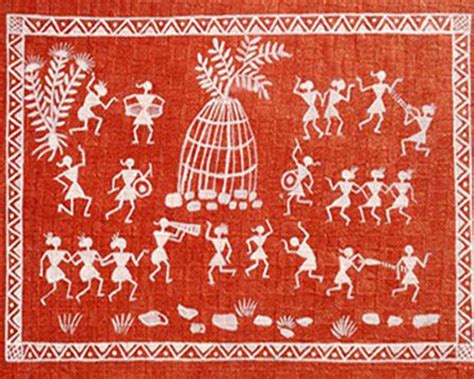 Modern Abstract Warli Art – onlineframing
