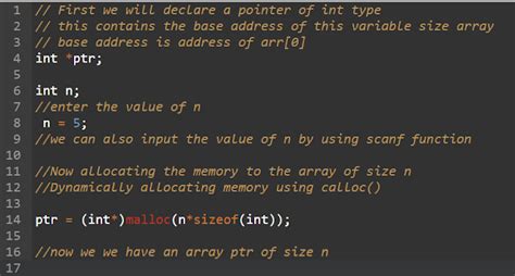 Image result for Malloc Dynamic Array