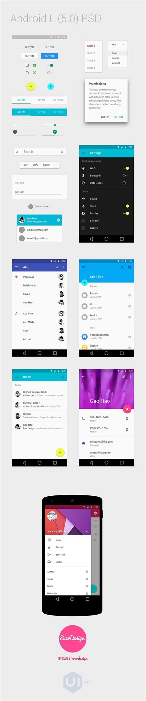 Image result for Material Design Evolution Android