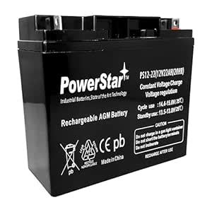 POWERSTAR PowerStar-12V 22AH Black & Decker Battery CMM1200 Mower ...