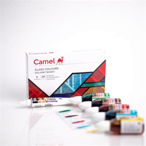 Camel Glass Colours - Set of 5 (Solvent based) — Mango