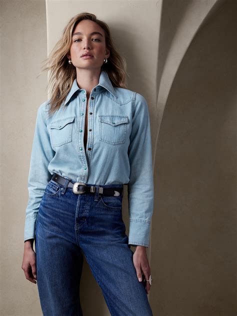 Chambray Shirt Women