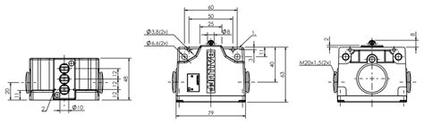 BNS02JK (BNS 813-B03-L12-61-A-10-01) Mechanical multiple position limit ...