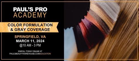 Color Formulation & Gray Coverage, Pauls Beauty, Springfield, 11 March ...