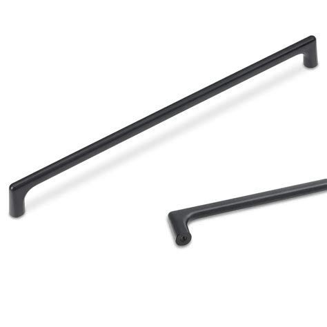 POVEFONK 6 Pack 10 Inch(254mm) Matte Black Kitchen Cabinet Handles ...
