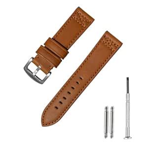 RAYYN TORO THICK - LEATHER WATCH STRAP (22 MM) : Amazon.in: Watches