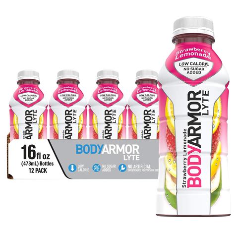 Bodyarmor Lyte Sports Drink Low-Calorie Sports Beverage, Strawberry ...