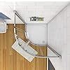 Buy 800x800x1850mm Quadrant Shower Enclosure Cubicle 6mm Glass Sliding ...