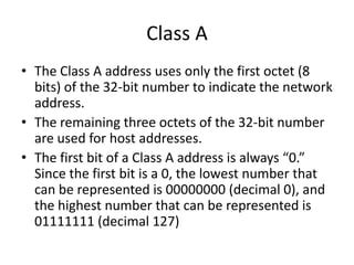 Image result for IP Address Sample Class A