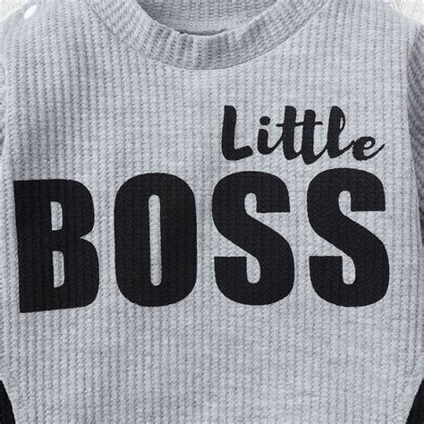 Shop Online Boys Gray Text Print Full-Sleeve Bodysuit at ₹539