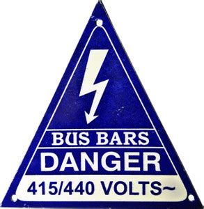 DY-NISTIC BUS BARS DANGER 415/440 VOLTS~ 11CM X 9.9CM X 11CM (Five ...