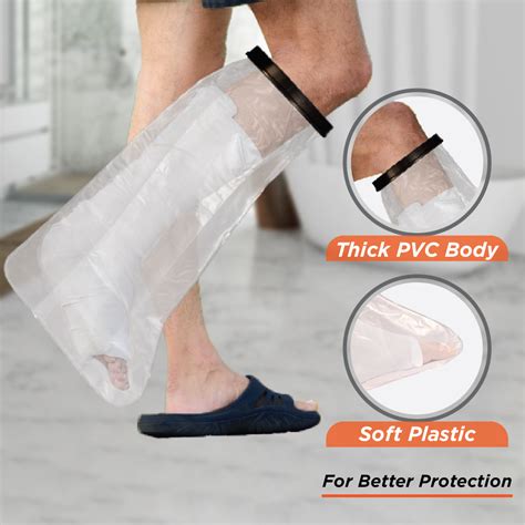 Cast Cover - Leg | Cast Cover for Left & Right Leg (1 Piece) | Protect ...