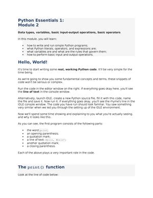 Image result for Python Essentials 1 Module 2 Netacad