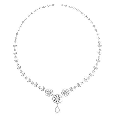 SY Women's Necklace in Platinum, Royal Radiance – SYNDIORA