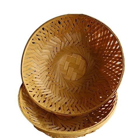 Handmade Bamboo Basket For Wedding And Daily Use Purpose- Yellow e ...