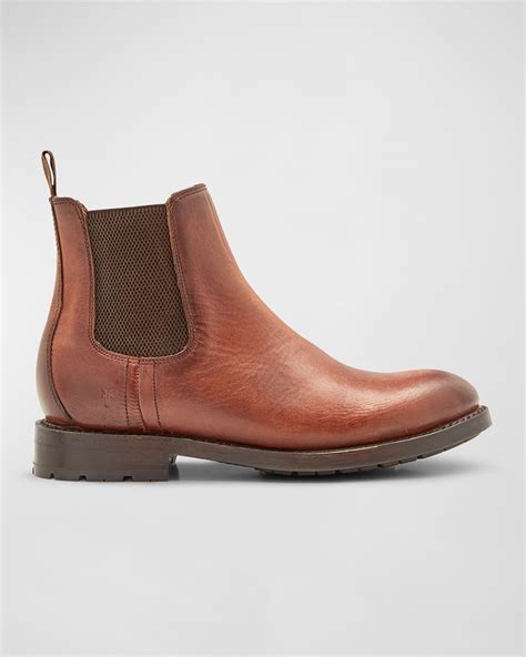 Frye Men's Conway Leather Chelsea Boots | Neiman Marcus