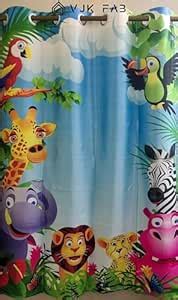 Buy VJK FAB 3D Printed Curtains for Kids Room Cartoon Curtains for Long ...