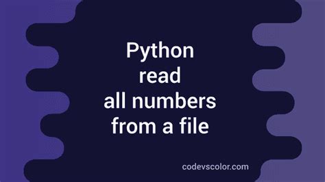 Read and Write Numbers in Python 的图像结果