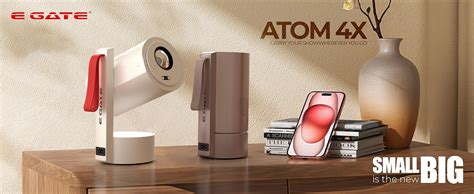 E GATE Atom 4X | Android 13 Fully Automatic Projector | 1080p Native ...
