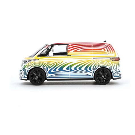 Mini GT 1/64 Volkswagen ID. Buzz Prototype Rainbow RHD Diecast Scale M ...