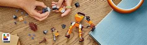 LEGO Marvel Rocket Mech Armor 76243 Building Toy Set; Marvel Studios ...