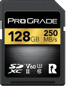 ProGrade Digital PGSD128GBKNA SDXC V60 UHS-II 128 GB SDXC Class 10 250 ...