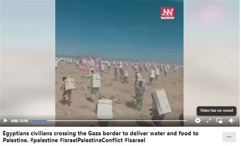 Fact Check: Viral Video Showing ‘Egyptians Crossing Gaza Border ...