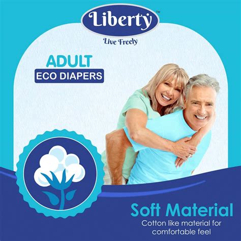 Buy LIBERTY ECO ADULT DIAPERS XL - 10 UNITS Online & Get Upto 60% OFF ...