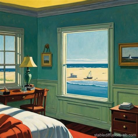 Edward Hopper's 'Room by the Sea' Poster in 2025 | Edward hopper, Edward hopper paintings ...