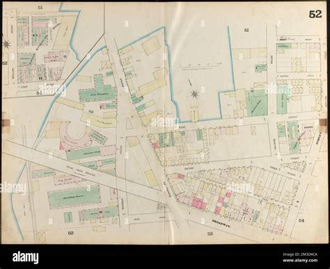 Insurance map of Boston : volume 2 : plate 52 , Real property, Massachusetts, Boston, Maps, Fire ...