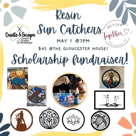 Better Together Fundraiser! Resin Sun Catchers @The Gloucester House ...