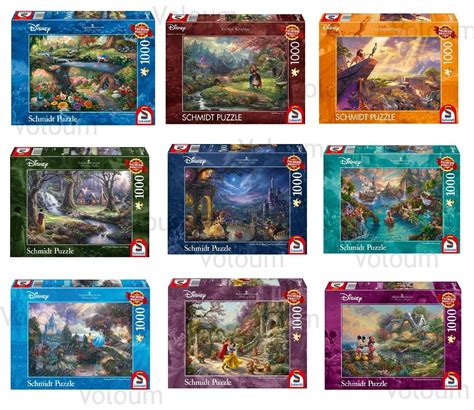 Thomas Kinkade Disney's Collection 1000 Pieces Schmidt Timeless Jigsaw ...