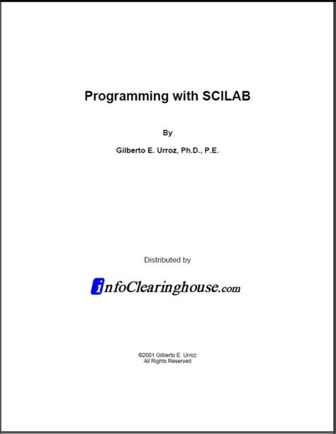 Image result for Scilab Sample Code