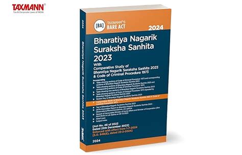 Buy Taxmann's Bharatiya Nagarik Suraksha Sanhita (BNSS) 2023 ...