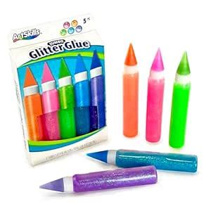 Buy ArtSkills Neon Jumbo Glitter Glue, 5 Pieces (PA-1478) Online at Low ...