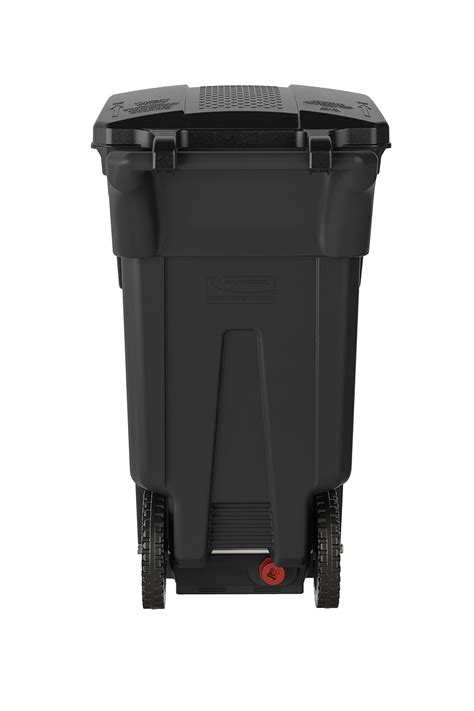 Buy Suncast Commercial 32 Gallon Resin Wheeled Trash Can, Gray Online ...