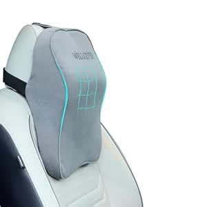 WELLGIVER Ultimate Car Neck Rest Pillow, 100% Memory Foam Car Pillow ...