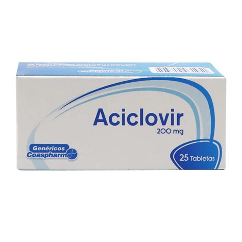ACICLOVIR 200 MG X 25 TABL - EcoFarma