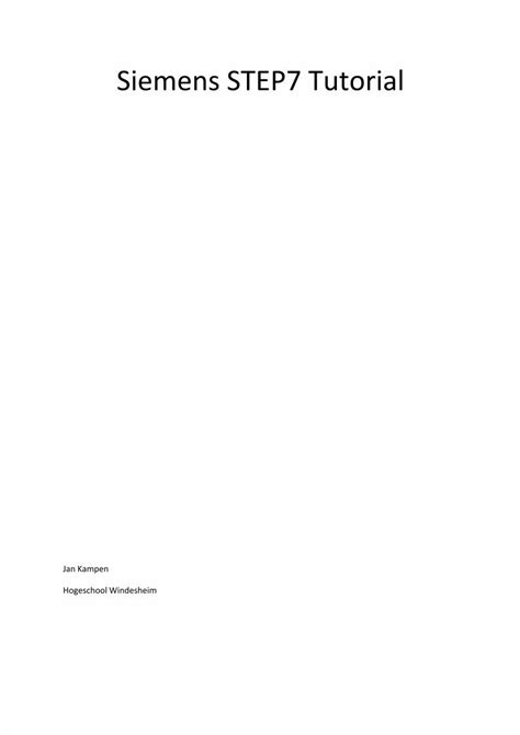 Rezultat imagine pentru Siemens Step 5 Tutorial