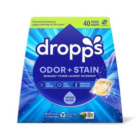 Dropps Odor + Stain Laundry Detergent Pods - Lavender Meadow (12.6 oz) Delivery or Pickup Near ...