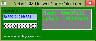 Image result for Huawei Unlock Code Calculator
