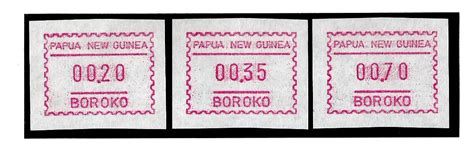 ATM Labels – Papua New Guinea 1990. – Stamp Digest