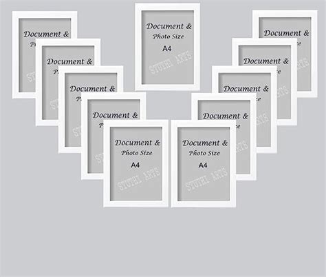 Stuthi Arts A4 size Certificate Document & Photo White Wall wood photo ...